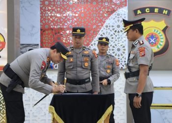 Polda Aceh Gelar Mutasi Pejabat dan Kapolres