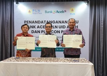 PLN dan PLN Icon Plus Kerja Sama dengan Bank Aceh Syariah