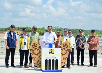 Pembangunan Bendungan Sepaku Semoi di IKN Capai 97 Persen