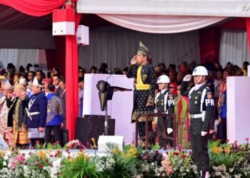 Presiden Jokowi Pimpin Upacara Hari Pancasila 2024 di Dumai