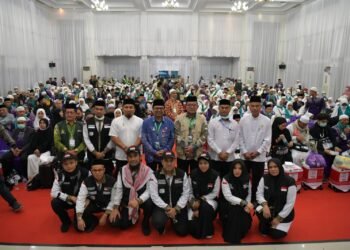Tiba di Banda Aceh, Jemaah Haji Kloter Pertama disambut PJ Sekda Aceh
