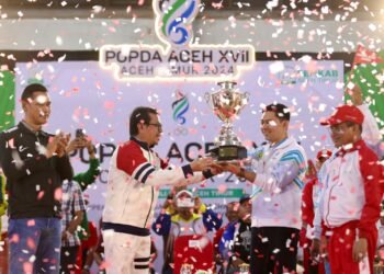 Kota Banda Aceh Juara Umum Popda XVII Aceh Timur