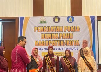 Hadiri Penguatan Pokja Bunda Paud Se-Aceh, Ini Pesan  Bunda Paud Aceh Selatan