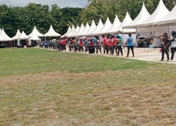 Pemanah dari 32 Provinsi Uji Coba Venue Cabor Panahan di Stadion Harapan Bangsa