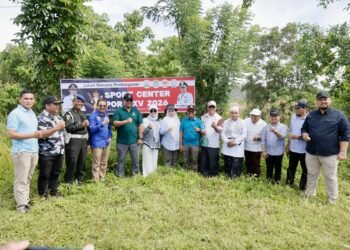 Pj Gubernur Aceh Tinjau Rencana Lokasi Pembangunan Venue PORA 2026