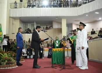 Illiza dan Afdhal di Lantik Oleh Gubernur Aceh Yang Baru