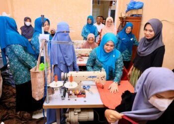 Kak Ana Apresiasi NG Konveksi Aceh Utara, Produk Terjangkau dan Berkualitas Serap 63 Pekerja Perempuan